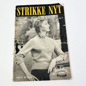 50�er vintage strikkeopskrifter h�fte
