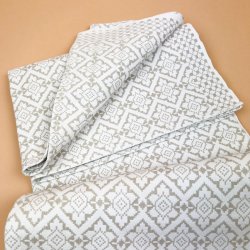 Kraftig beige retro dug � 160 cm