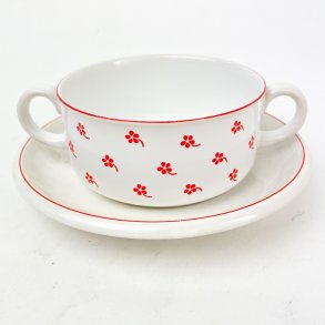 Hvid retro suppekop - S�dahl Daisy