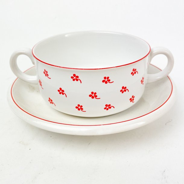 Hvid retro suppekop - S�dahl Daisy