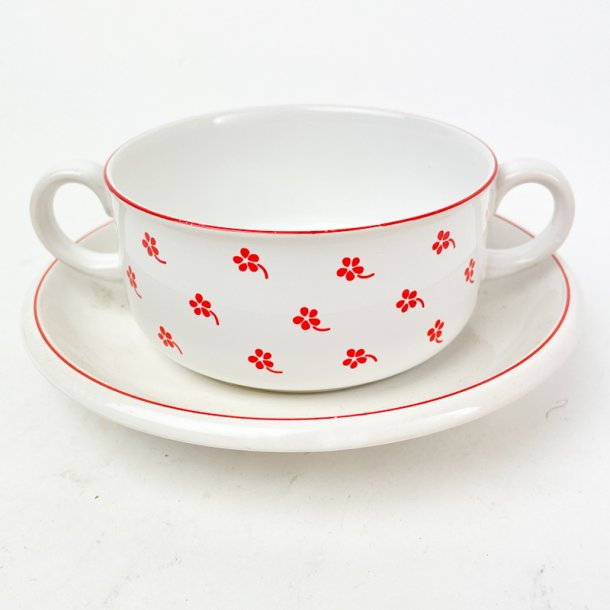 Hvid retro suppekop - S�dahl Daisy