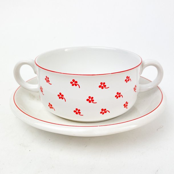 Hvid retro suppekop - S�dahl Daisy