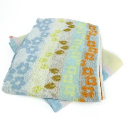 To blomstrede retro hndklder