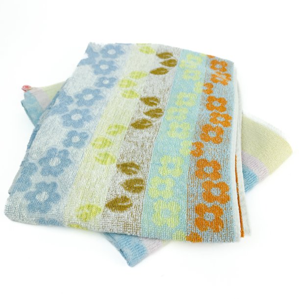 To blomstrede retro hndklder