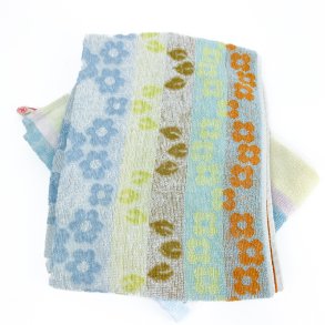 To blomstrede retro hndklder