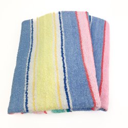 To pastestribede vintage hndklder