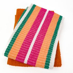 To stribede retro h�ndkl�der