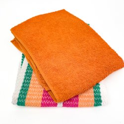 To stribede retro h�ndkl�der