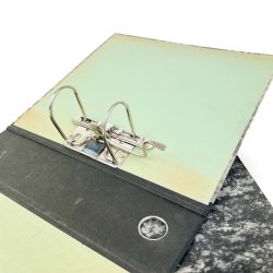 To sorte vintage ringbind