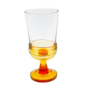 Ravgult vintage vinglas