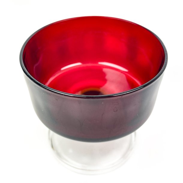 R�dt retro Luminarc dessertglas