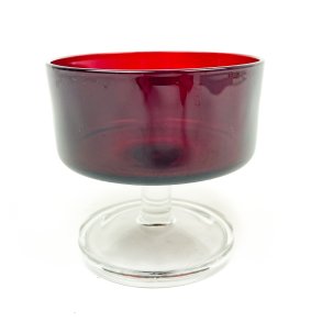 R�dt retro Luminarc dessertglas