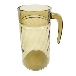 R�gfarvet vintage glaskande