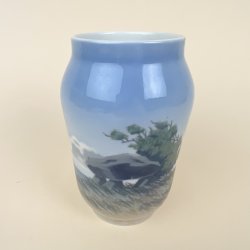 Royal Copenhagen vase - landskab 2. sortering