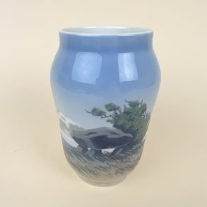 Royal Copenhagen vase - landskab 2. sortering