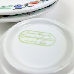 Blomstret vintage ymersk�l porcel�n