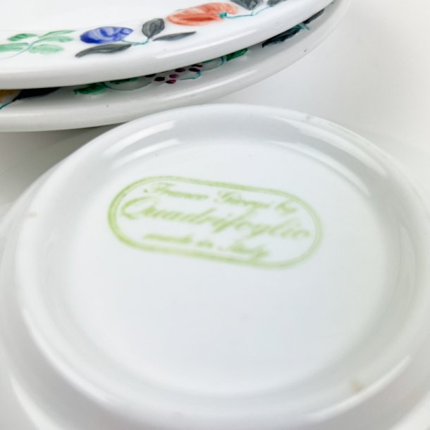 Blomstret vintage ymersk�l porcel�n