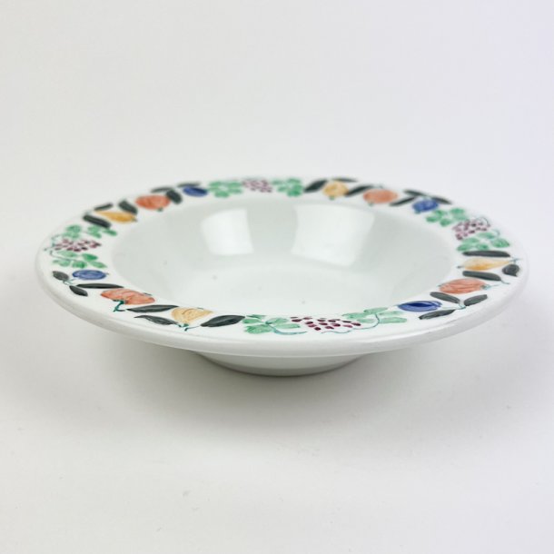 Blomstret vintage ymersk�l porcel�n