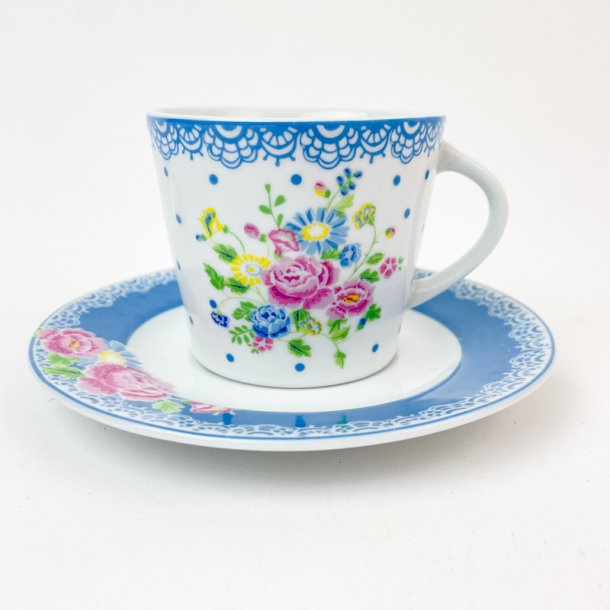 Vintage kop med underkop, Marie Sohl