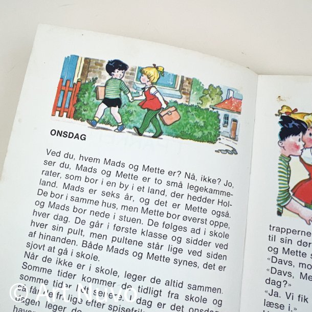 Mads og Mette vintage b�rnebog
