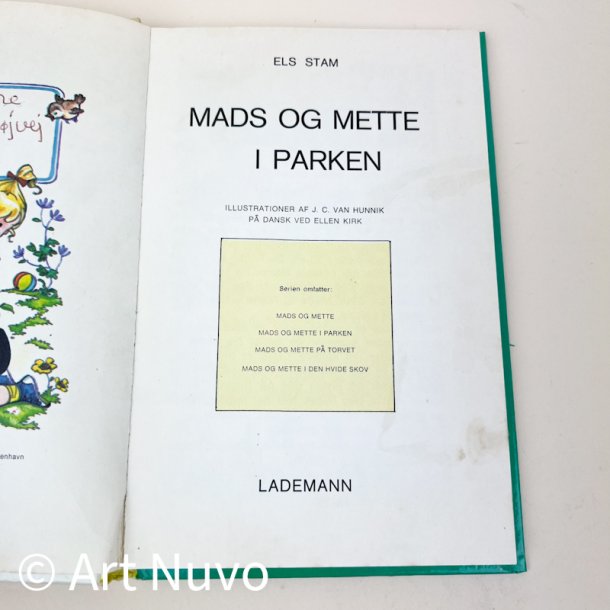 Mads og Mette vintage b�rnebog