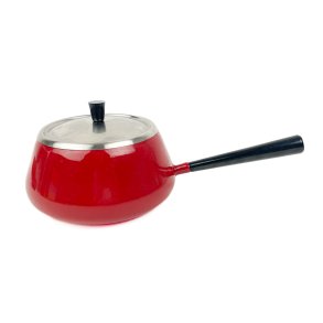 R�d retro emaljegryde