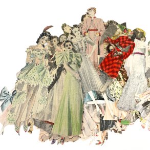 Groe Sammlung Vintage Modeausschnitte