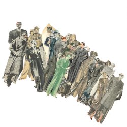 Groe Sammlung Vintage Modeausschnitte