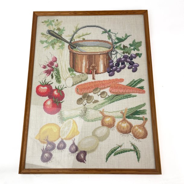 Broderet k�kkenmotiv