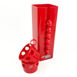 Roter Vintage-Becherhalter Fiesta Combi