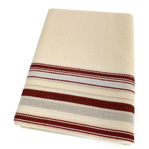 Retro Tischdecke mit Streifen  220 cm