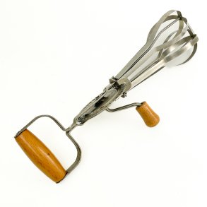 Vintage hjulpisker med trhndtag