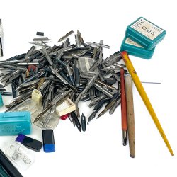 Omfattende vintage skriveudstyr samling