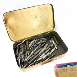 Omfattende vintage skriveudstyr samling