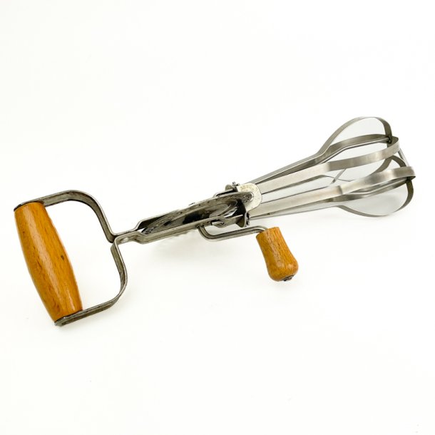 Vintage hjulpisker med trhndtag