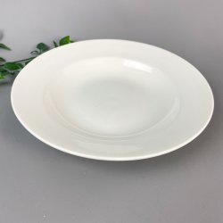 Tiefer weier Vintage Teller