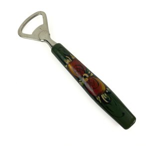 Gr�n vintage oplukker med blomster