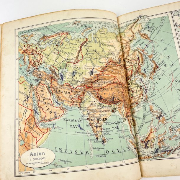 Atlas for folkeskolen, 1911