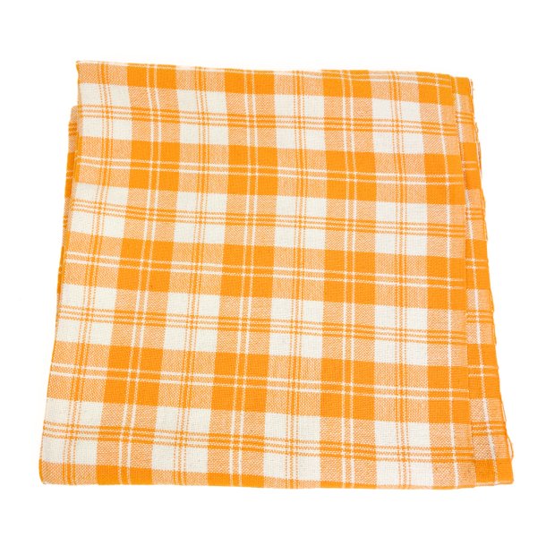 Orange ternet retro dug  120 x 120 cm