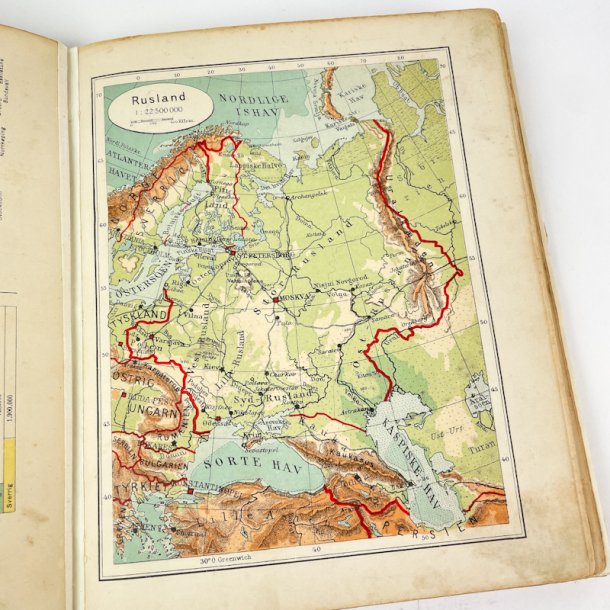 Atlas for folkeskolen, 1911