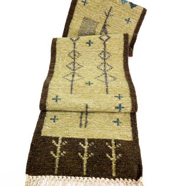 Langt retro v�gt�ppe i uld