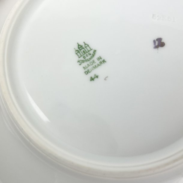 Sk�l - hvid Saksisk Blomst, B&G No 44