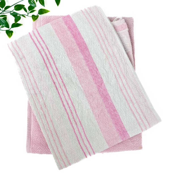 To rosa vintage h�ndkl�der