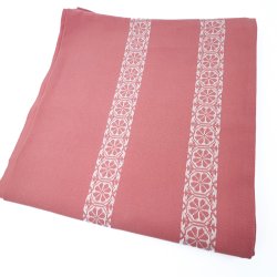 Smuk rosa retro dug med v�vet bort � 205 cm