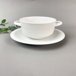 Hvid Arzberg retro suppekop