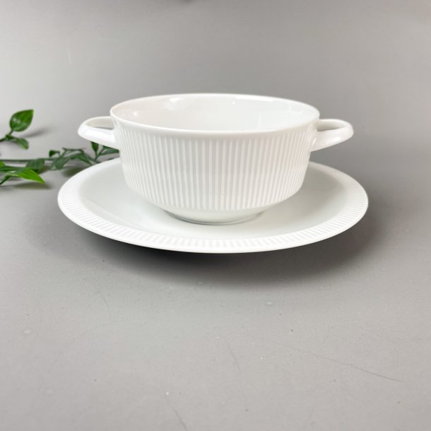 Hvid Arzberg retro suppekop