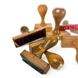 Ti vintage tr�stempler