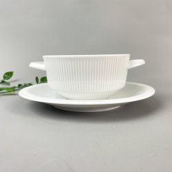 Hvid Arzberg retro suppekop