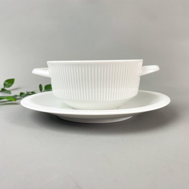 Hvid Arzberg retro suppekop