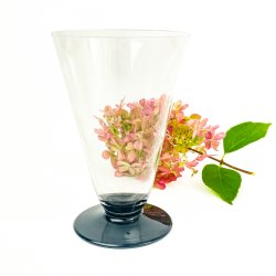 Holmegaard Vintage Bierglas mit schwarzem Fu